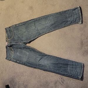 Men's 33 X 30, Skinny Fit Dark Jeans, Denizen from Levi's 216. Built in Flex